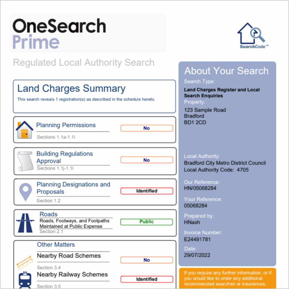 Onesearch Prime LA Sample