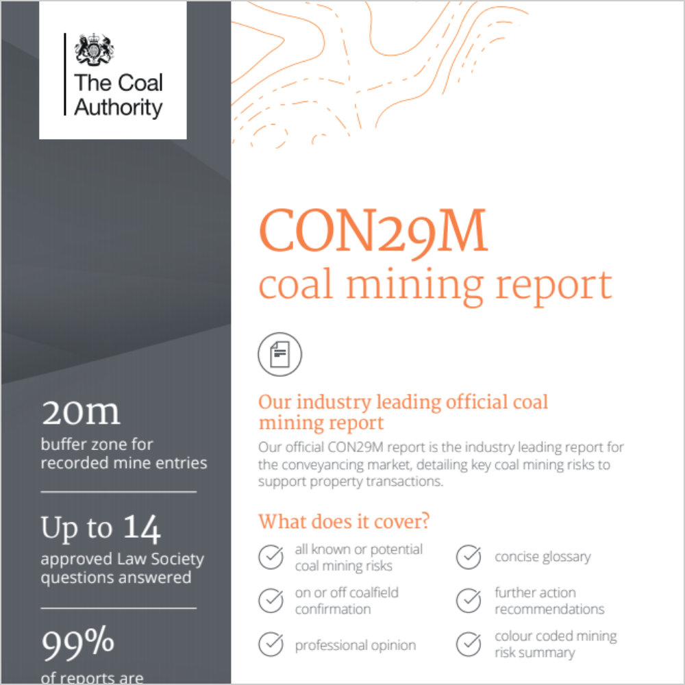 Commercial CON29M Coal Authority Product Card