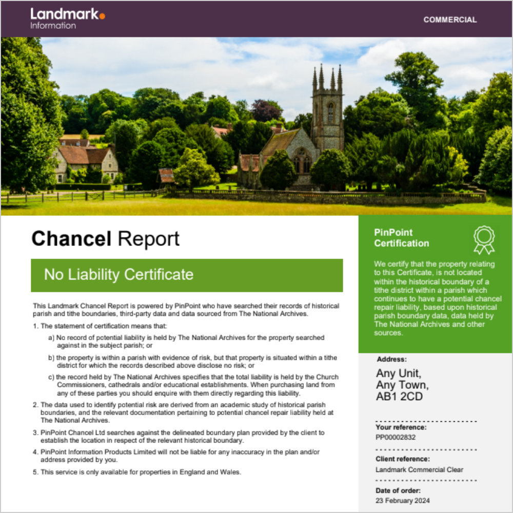 Commercial Landmark Chancel Sample