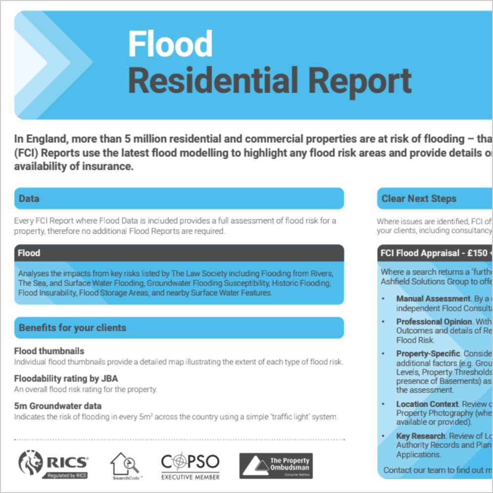 FCI Flood Product Card