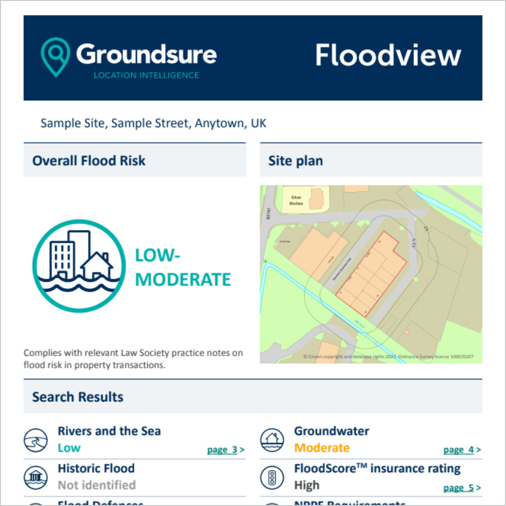 Groundsure Floodview Sample