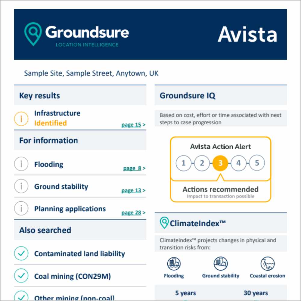 Groundsure Avista Sample