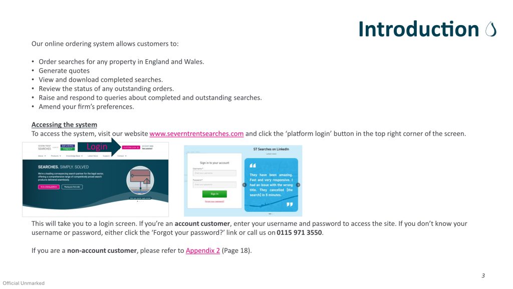 Ordering platform user guide introduction