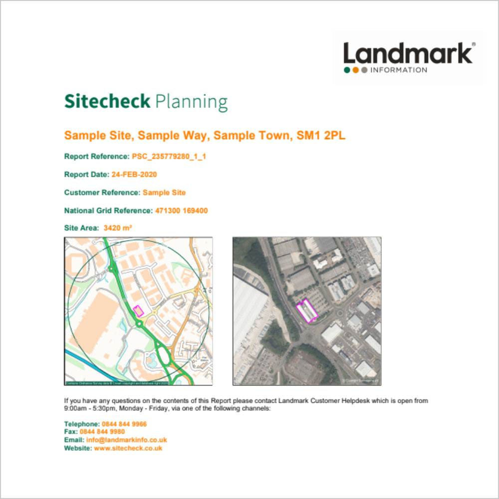Sitecheck Planning Sample